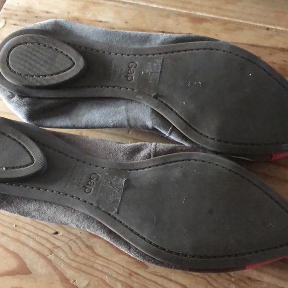 GAP Genuine Suede Leather pointy Flats 7 - Picture 3 of 3